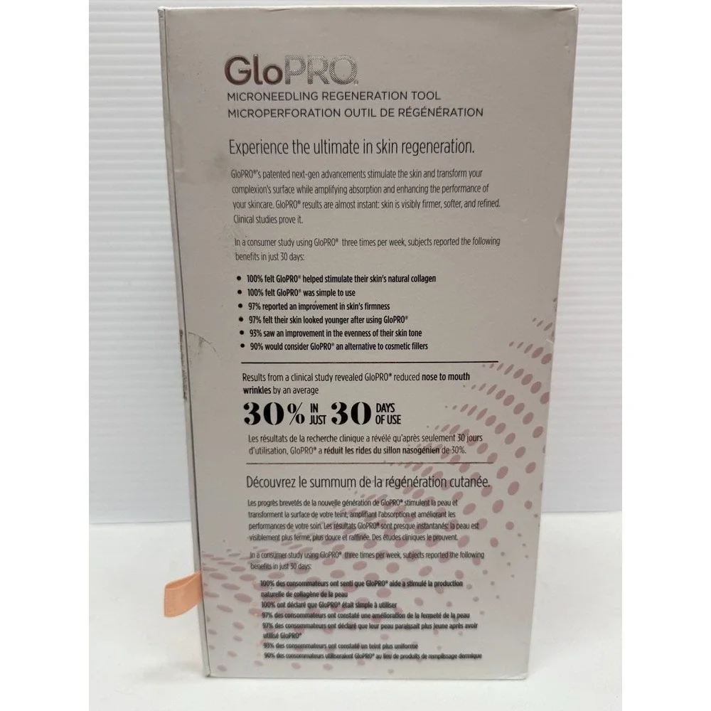 NIB GLOPRO‎ LIP / FACE EDITION MICRONEEDLING REGENERATION TOOL By Beauty Bio